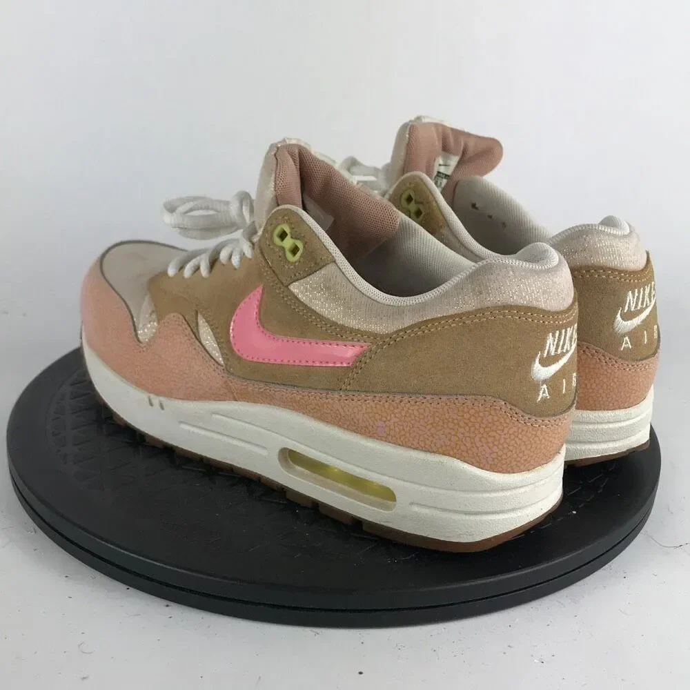 Nike Air Max 1 PRM Dusted Clay/Pink Running Shoes 454746-201 Women’s Size 9 - Picture 7 of 13